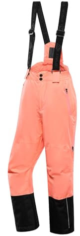 Alpine PRO FELERO Mädchen Skihose, Winterhose, Thermohose, Funktionshose, Snowboardhose, Sporthose, Wasserdichtes, Atmungsaktives und Winddichtes Material, PTX Snow, Warme Füllung und Futter