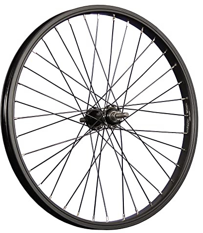 20 Zoll BMX Vorderrad Kastenfelge schwarz 36 Loch Vollachse