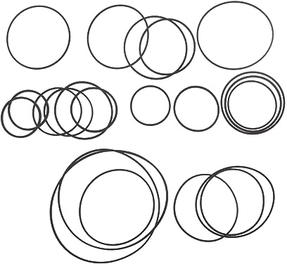 Gummiriemen für Recorder, CDROM, Videomaschinen, Breite: 1 mm, 35–65 mm, 190 mm, 20 Stück