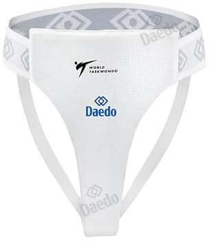 DAEDO Taekwondo ljumskvakt kvinna, WT erkänd, bekvämt skydd för internationella tävlingar, storlek: M