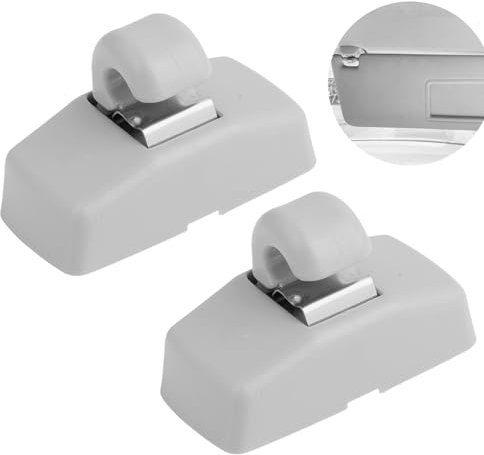 Annlpoy 2 piezas soporte para parasoles de coche, para Golf Mk4, Caddy, Passat, Polo, Amarok, Transporter T5, Touran, Seat Ibiza, Leon, Skoda Fabia, Octavia, Superb - número de pieza 3B0857561B