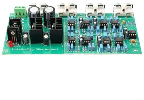 3-Wege Frequenzweiche Platine Mit Einstellbaren Übergangsfrequenzen 310Hz/3.1kHz Linkwitz-Riley Filter 6-Kanal Stereo Ausgang Für Audioanlage NE5532 Verstärker
