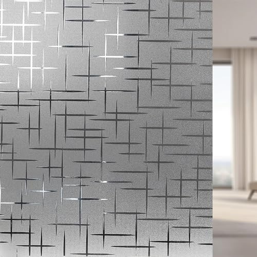 Vinilos para Cristales 30 x 350 cm Lamina Vinilo Ventana Estático Anti UV, Vinilo Autoadhesivo Decorativo Vinilos para Ventana para Baño Cocina Oficina, Doji