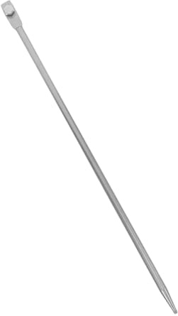 DOITOOL Varilla de Puesta a Tierra Galvanizada en Frío para Exteriores Varilla de Tierra de 12x500 Mm Alta Conductividad Eléctrica Equipo de Conexión para Generadores y Cercas Eléctricas