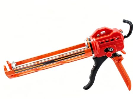 Profi Kartuschenpresse Kartuschenpistole | Für Kartuschen bis 310ml, 360° Drehbarer Rahmen, Ergonomisch für Silikon- & Acrylfugen