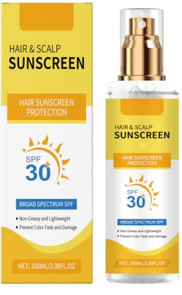 Sonnenschutz Kopfhaut - Sonnenschutz Haare Lsf 30 - Uv-Schutz Für Haare Und Kopfhaut Zur Täglichen Nutzung - Kompakt & Transportabel Für Sommerurlaub & Outdoor-Aktivitäten