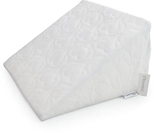 Loft 25 Bed Wedge Pillow Cushion | 2 Way Foam Bed Wedge Support for Acid Reflux | Reduce Back Pain Great for Sleeping,Snoring | Maternity Pregnancy Support pillow Quilted Removable cover (1 Piece)