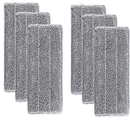 Serpillères en Microfibre pour Balai Lave-Sol Housse de Nettoyage de Rechange Vadrouille La Tête de Ménage de Vadrouille pour Balai Plat Nettoyage en Microfibre/Lingettes de Nettoyage 33x12mm Serria