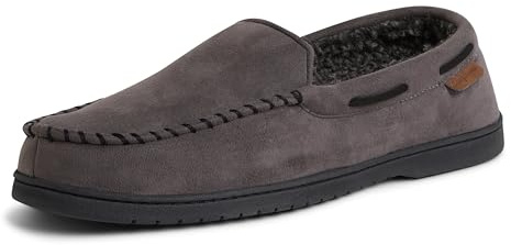 Dearfoams Men's Keaton, Pavement, LW