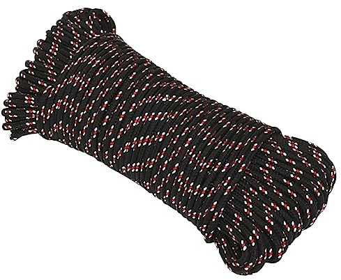 Bussandri Exclusive - Bootsseil Schwarz 5 mm 100 m Polypropylen