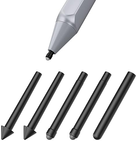 MoKo Ersatzspitzen für Surface Pen (5er Pack, 2xHB/2x2H/H) | Ersatzspitzen Kit Passend Für Microsoft Surface Pro 2017 Pen (Model 1776) Surface Pro 4 Pen Original Stifte Spitzen
