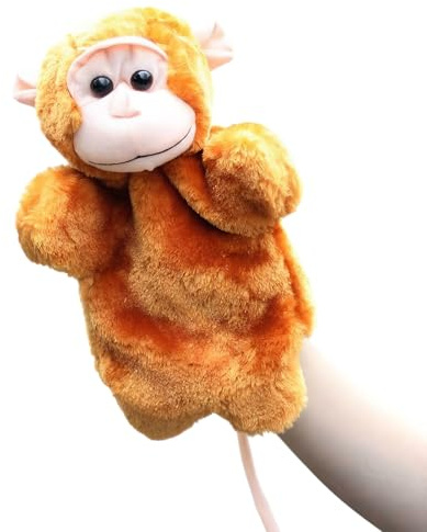 LOMTRATS Hund, Kaninchen, Elefant, Taube, Drache, Ziege, Koala, Panda, Bär, Schaf, Kuh, Handpuppen, Plüschtiere, Spielzeug für fantasievolles Rollenspiel, Geschichtenerzählen, Geschenke für Kinder