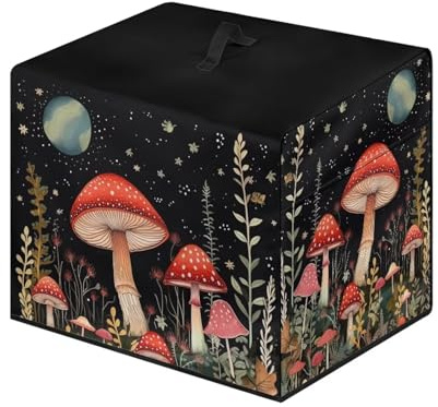 ZUXONGSY Housse pour trancheuse de viande en forme de champignon - Couvertures pour appareils de cuisine - Pour cadeaux - Noir - Pour machine à pain ou petits appareils de cuisine