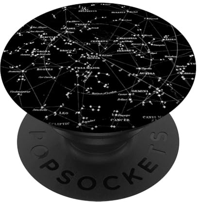 Star Map Sky Constellations Astrology PopSockets Standard PopGrip
