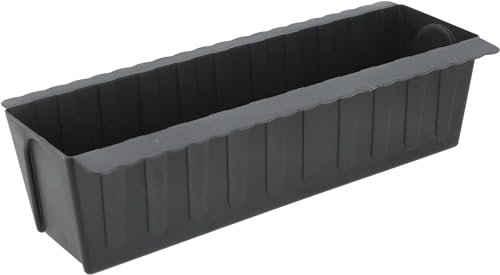 MC-Trend Paletten Blumenkästen - Pflanzkasten für Europalette - Balkonkasten Blumentopf aus Kunststoff Design Welle (6 Stück)