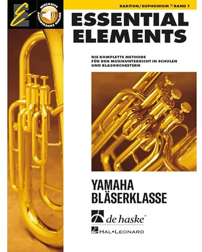 De Haske Essential Elements Band 1 - Bariton (BC) - Schulwerk für Blechblasinstrumente