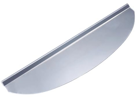 Chef Pomodoro Pizzaschneider– Pizza Wiegemesser - Scharfe Edelstahl Klinge – Pizzamesser – Pizza Schneider aus Edelstahl – Nützlicher als Pizzaroller – Pizza Cutter mit Klingenschutz