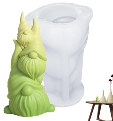 Silikonformen Gießformen Ostern,Wichtel Silikonform Kerzenformen Zum Gießen | Silikonformen Gießformen Frühling, Osterwichtel Giessform Silikon Für Frühlingsdekor, Valentinstag, Ostern Geschenk