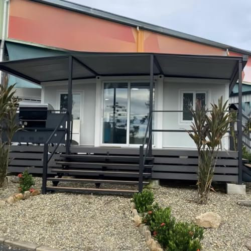 Kit per la casa prefabbricata con 3 camere da letto - Casa contenitore espandibile con bagno e design pronto per l'energia solare, ADU/Granny Pod, soluzione mobile per adulti, case piccole Amazon