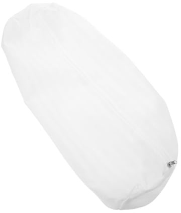 TOYANDONA Funda para Almohada Cilíndrica De Cuello 15 x 50 Cm, Textil Transpirable y Extraíble Cremallera Oculta, Soporte Cervical para Hogar, Oficina y Descanso