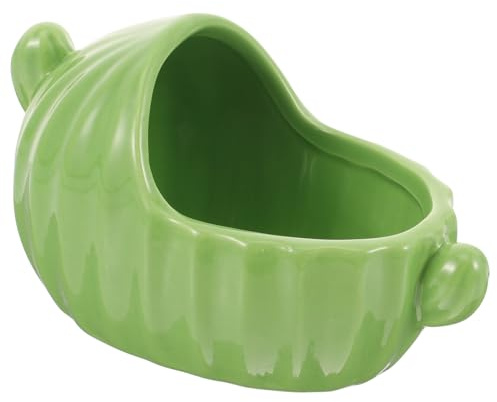 NUOBESTY Bañera para Hámster y Fácil de Limpiar Baño para Pequeños Roedores Cuarto de Baño para Mascotas Regalo Práctico y Divertido para Conejillos y Erizos