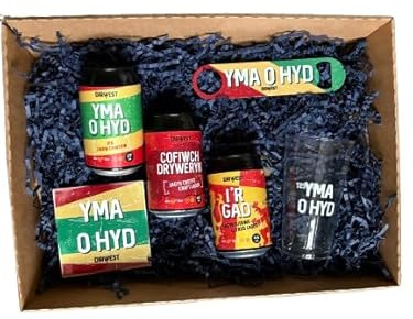 Non-Alcoholic Beer Hamper Gift Set – Welsh Craft IPA & Lager Selection with Etched Pint Glass, Bottle Opener & Coaster – Alcohol-Free, Gluten Free & Vegan Beer Gift