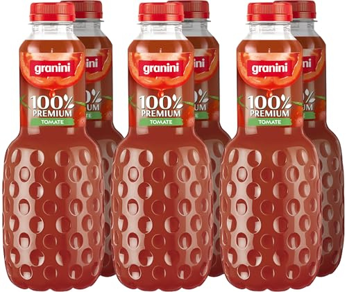 Zumo de Tomate 100% Fruta Sin azúcares añadidos Pack 6 x 1L Granini Clásicos