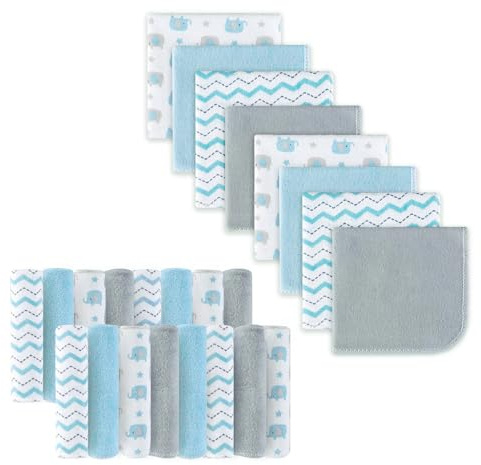 Baby tvättlappar | Extra mjuk och ultraabsorberande badhandduk | fantastiska gåvor för nyfödda och spädbarn | 24-pack