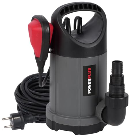 POWERPLUS Bomba sumergible POWEW67902-250 W y un caudal de 5000 l/hour