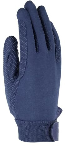 Shires Newbury, guanti da equitazione per bambini, 880C, blu navy, XS