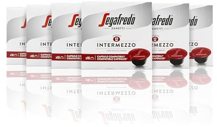 Segafredo Zanetti 60 Capsule compatibili Macchine Nescafé Dolce Gusto, Intermezzo, 6 Unità (Confezione da 10)