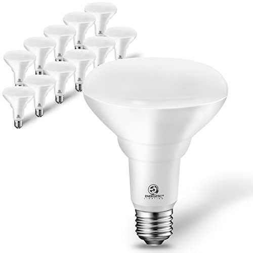 Energetic 12-Pack BR30 Indoor Recessed Light Bulb, Dimmable, 11W=75W, 3000K Warm White Flood Light, 900LM, CRI85+, LED Can Light Bulb for Ceiling