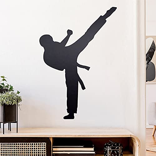 Karate Kampfsport Kämpfer Wandtattoo Wandaufkleber Wall Sticker - Dekoration, Küche, Wohnzimmer, Schlafzimmer, Badezimmer