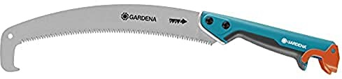 GARDENA Gartensäge 300 PP gebogen (groß) Set; zum Einsatz als Handsäge in großen Höhen; enthält combisystem-Gartensäge 300 PP gebogen (groß) und Teleskopstiel 160-290 cm