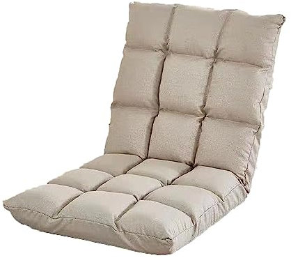 Morbuy Bequeme Liegenauflage Deckchair & Sonnenliegen - 8cm Dicke Polsterung Gartenliege Auflage Liegestuhl Polster Tragbare Garten Innenhof Gepolstertes (50 * 100cm,Hellgrau)