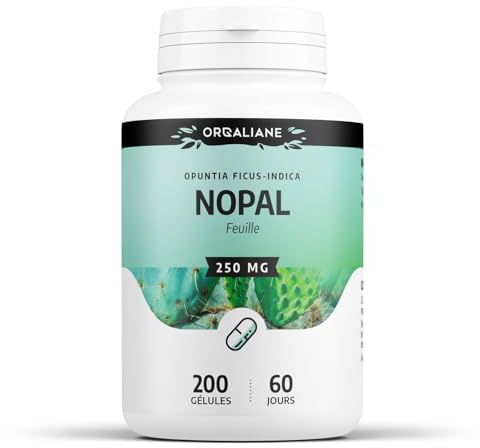 Nopal 250 mg - 200 gélules - Orgaliane