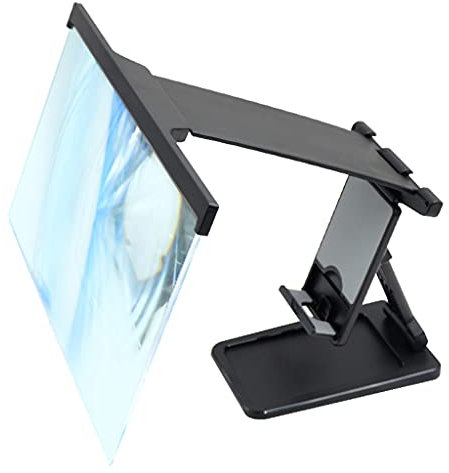 GaRcan 12 inch Mobile Phone Screen Amplifier Projector Bracket Video Display Magnifying Stand Movie Enlarged Magnifier Holder