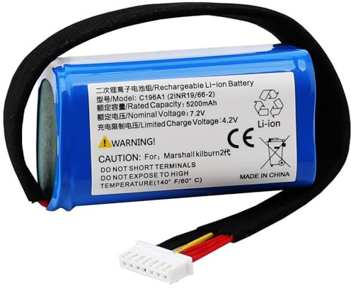 CHUNCAIL Compatible con Marshall Kilburn II Bluetooth Audio batería 5200mAh 7.2V