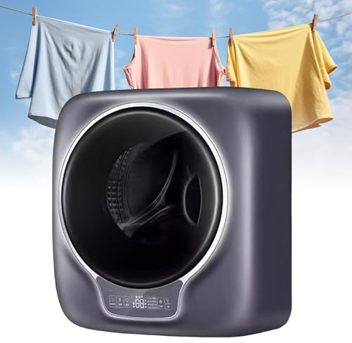 JJENXYYDS Lave-Linge entièrement Automatique, Mini-Machine à Laver 3 kg, avec Panneau de Commande et Application,pour dortoirs - Machine à Laver compacte à Tambour de 3 kg à Chargement Frontal
