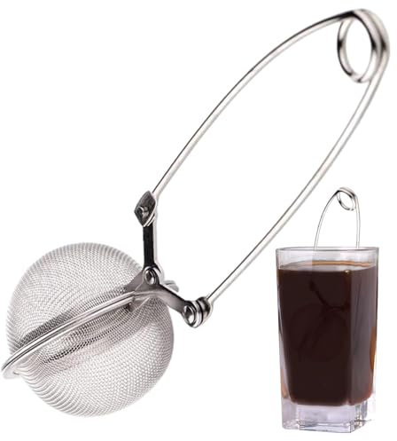 Filtro de té – Infusor de té de malla con infusor de bola de presión
