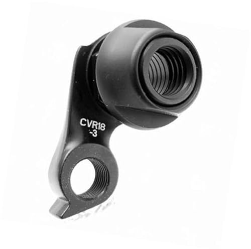 Jodriva 1-teiliges Fahrrad-Schaltwerk-Aufhänger, for Cervelo Cvr18–3 Drh-Wmn112 Disc Road Rahmen C3 C5 R3 R5 Disc M12 x 1,75 mm Steckachse Ausfallende Fahrrad-Heckaufhängung(Black WGH959P1)