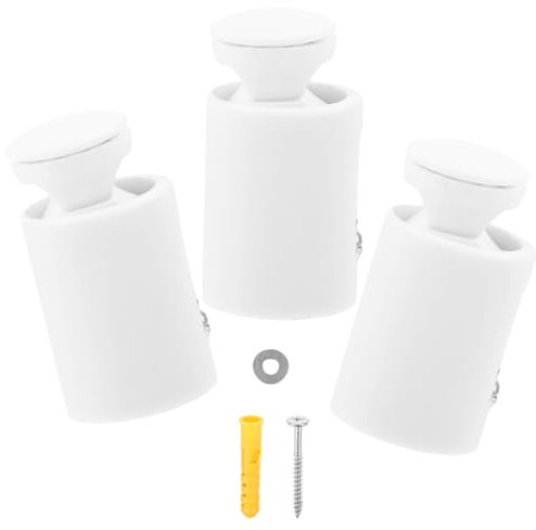 Zerodeko 3pcs Plastic Radiator Hooks Heated Towel Holders Small Bathroom Rack Hand Towel Hangers Wall Mounted for Bathroom
