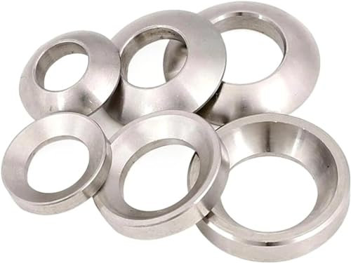 SHELIZI SUS304 Rondella Conica M6-M24 - Ghiera Concava/Convessa Antiruggine per Meccanica 20Pcs Spherical M8