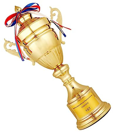 UPKOCH Premio d Oro da per Feste per Cerimonia di Premiazione in Metallo per Decorazioni e Concorsi