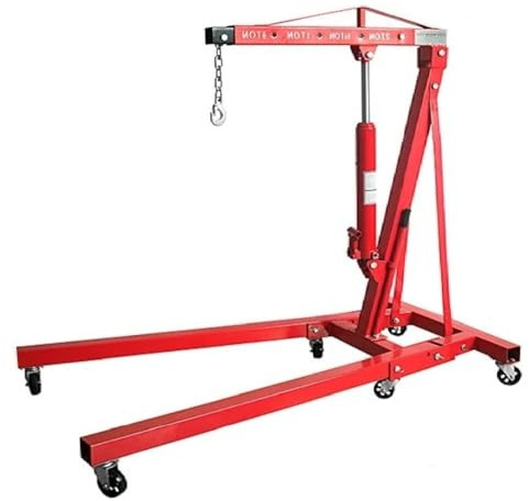 Folding Hydraulic Engine Crane Hoist 1T (Lifting Garage Workshop Stand)