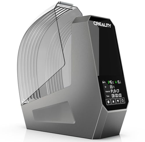 Creality Essiccatore a filamento, scatola di immagazzinaggio per filamenti Space Pi, doppio riscaldamento a 360° con riscaldatore PTC da 110 W LCD Touch Screen Set di un tasto per stampante 3D