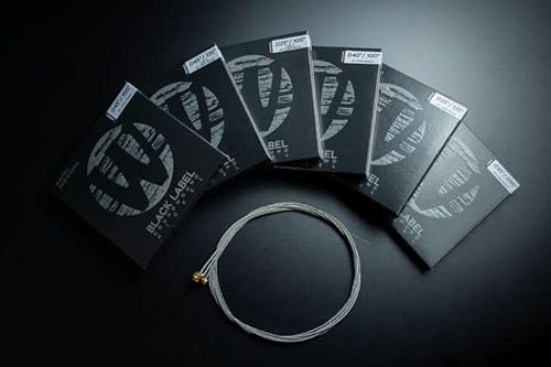 Warwick Black Label Bass String Set, Nickel-Plated Steel - 6-String, Medium, .025-.135