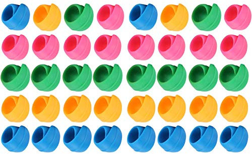 Weiche Silikonfadenspule Huggers Spulenclips Nähspulenschoner Fadenspulenschoner Verhindern Sie das Abwickeln von Fäden Schwänze Zubehör Fadenhalter Organizer