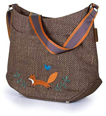 Cosatto Deluxe Baby Wickeltasche – 2 Innentaschen, isolierter Flaschenhalter, abwischbare Wickelunterlage, Schlüsselhalter und verstellbarer Schultergurt (Foxford Hall)