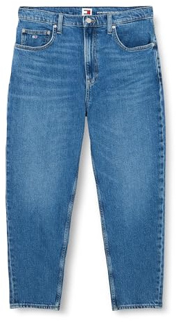 Tommy jeans dam MOM Jean UH TPR CH0130 CO avsmalnande denim medium, 24W/34L, Denim medium, 24W x 34L
